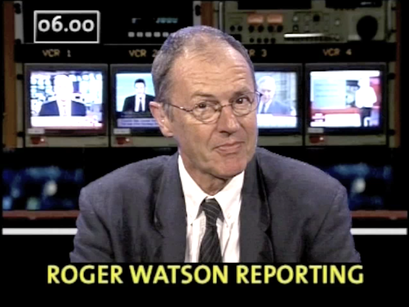 Roger Watson TV presenter