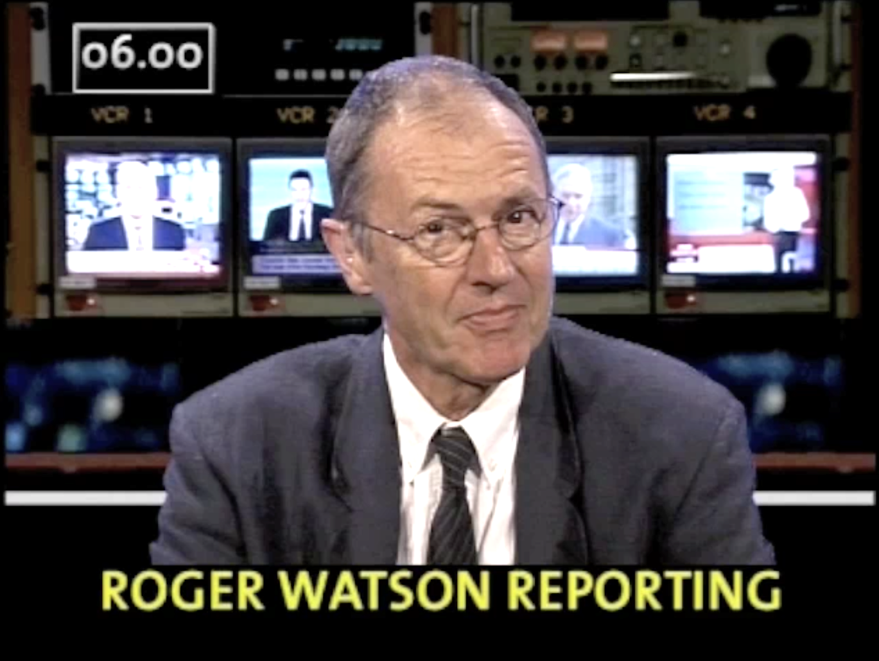 Roger Watson TV presenter